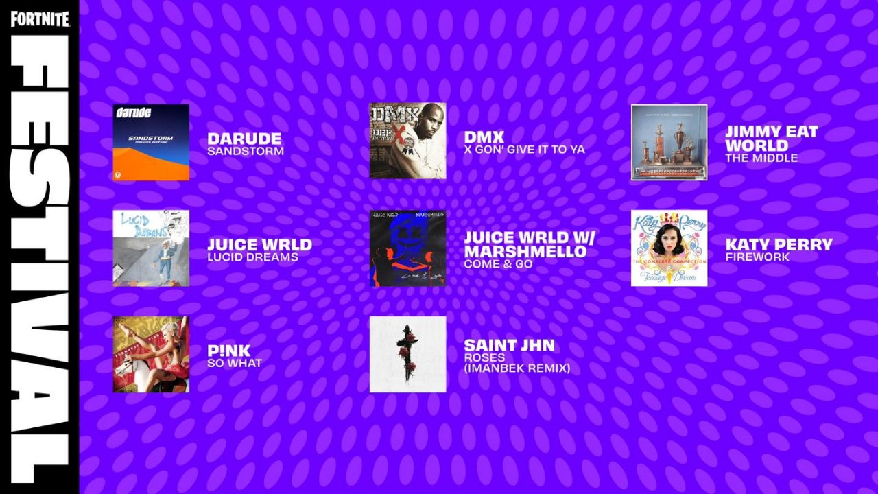 Latest Fortnite Festival Songs Add Juice WRLD And Others To The Game - Blog - News